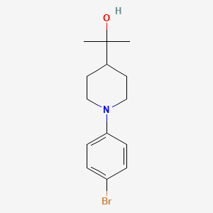 2-(1-(4-Bromophenyl)piperidin-4-yl)propan-2-ol