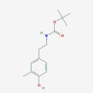 tert-butyl N-[2-(4-hydroxy-3-methylphenyl)ethyl]carbamate