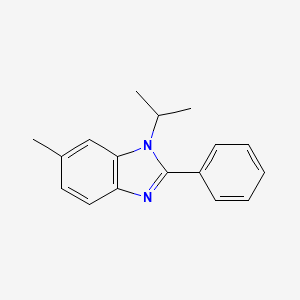 6-Methyl-2-phenyl-1-propan-2-ylbenzimidazole