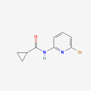 molecular formula C9H9BrN2O B13882816 N-(6-Bromopyridin-2-YL)cyclopropanecarboxamide 