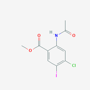 Methyl 2-acetamido-4-chloro-5-iodobenzoate