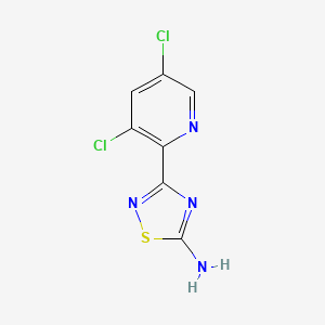 3-(3,5-Dichloropyridin-2-yl)-1,2,4-thiadiazol-5-amine