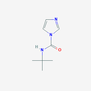 molecular formula C8H13N3O B13882857 N-tert-butylimidazole-1-carboxamide 