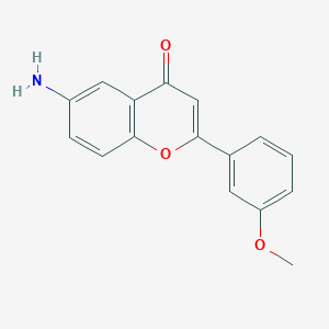 6-Amino-2-(3-methoxyphenyl)chromen-4-one