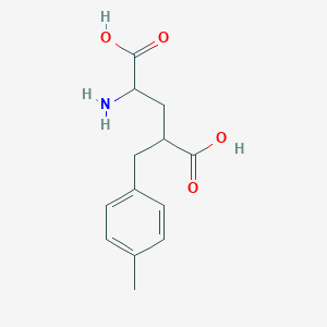 2-Amino-4-[(4-methylphenyl)methyl]pentanedioic acid