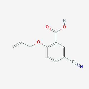 5-Cyano-2-prop-2-enoxybenzoic acid