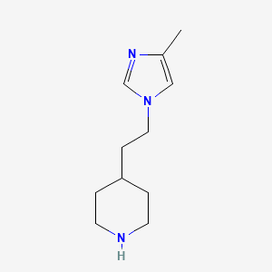 4-[2-(4-Methylimidazol-1-yl)ethyl]piperidine