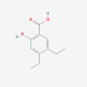 4,5-Diethyl-2-hydroxybenzoic acid