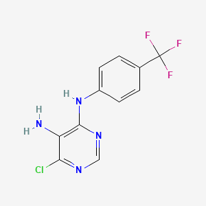 6-chloro-N(4)-(4-trifluoromethylphenyl)pyrimidine-4,5-diamine