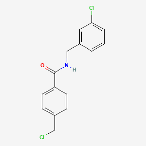 N-(3-chlorobenzyl)-4-(chloromethyl)benzamide