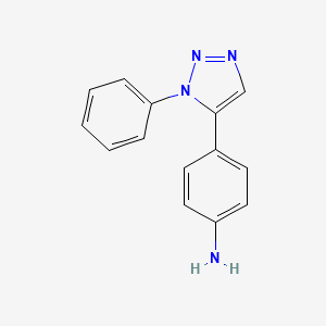 4-(1-Phenyl-1H-1,2,3-triazol-5-yl)aniline