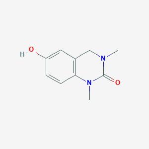 molecular formula C10H12N2O2 B13883140 6-hydroxy-1,3-dimethyl-4H-quinazolin-2-one 