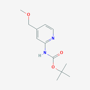 tert-butyl N-[4-(methoxymethyl)pyridin-2-yl]carbamate