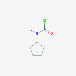 N-cyclopentyl-N-ethylcarbamoyl chloride