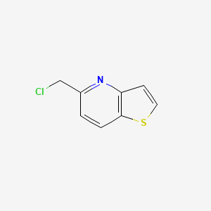 molecular formula C8H6ClNS B13883166 5-(Chloromethyl)thieno[3,2-b]pyridine 