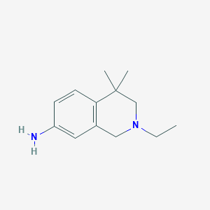 2-Ethyl-4,4-dimethyl-1,3-dihydroisoquinolin-7-amine