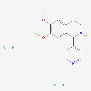 molecular formula C16H20Cl2N2O2 B1388325 6,7-Dimethoxy-1-(4-pyridyl)-1,2,3,4-tetrahydro-isoquinoline dihydrochloride CAS No. 298196-89-1