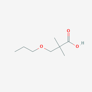 2,2-Dimethyl-3-propoxypropanoic acid