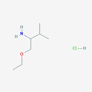 B1388327 1-Ethoxy-3-methyl-2-butanamine hydrochloride CAS No. 1185299-36-8