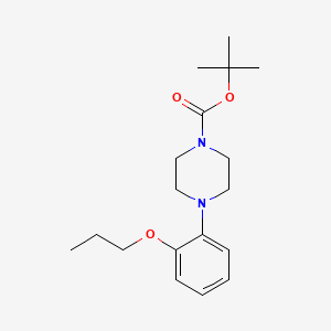 Tert-butyl 4-(2-propoxyphenyl)piperazine-1-carboxylate