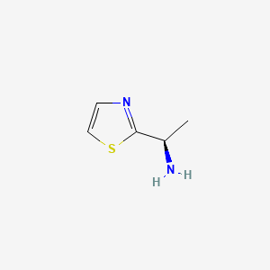 molecular formula C5H8N2S B1388336 (R)-1-(噻唑-2-基)乙胺 CAS No. 623143-43-1