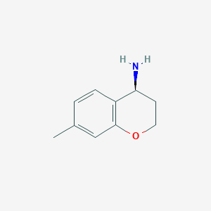 B1388345 (S)-7-methylchroman-4-amine CAS No. 1213341-77-5