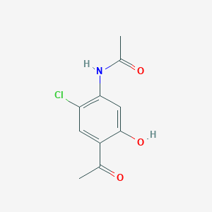 N-(4-acetyl-2-chloro-5-hydroxyphenyl)acetamide