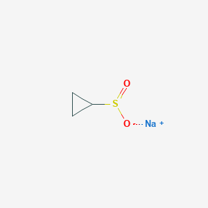 molecular formula C3H5NaO2S B1388358 环丙烷磺酸钠 CAS No. 910209-21-1