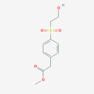 Methyl 2-(4-(2-hydroxyethylsulfonyl)phenyl)acetate