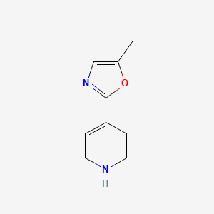 5-Methyl-2-(1,2,3,6-tetrahydropyridin-4-yl)-1,3-oxazole