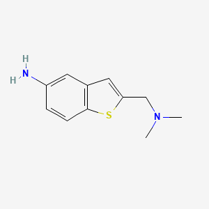 2-[(Dimethylamino)methyl]-1-benzothiophen-5-amine