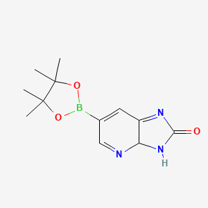 6-(4,4,5,5-Tetramethyl-1,3,2-dioxaborolan-2-yl)-3,3a-dihydroimidazo[4,5-b]pyridin-2-one