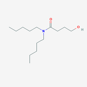 4-hydroxy-N,N-dipentylbutanamide