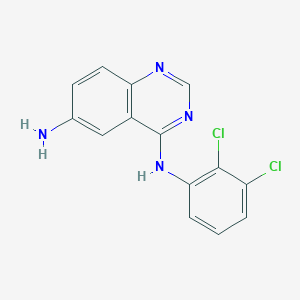 4-N-(2,3-dichlorophenyl)quinazoline-4,6-diamine