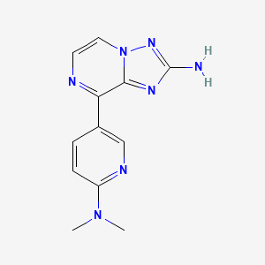 8-[6-(Dimethylamino)pyridin-3-yl]-[1,2,4]triazolo[1,5-a]pyrazin-2-amine