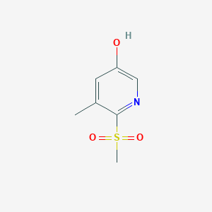 5-Methyl-6-methylsulfonylpyridin-3-ol