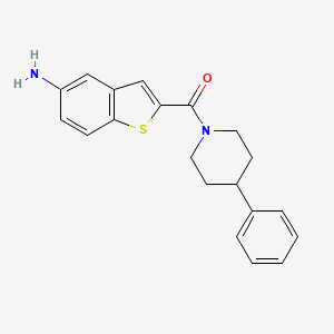 Piperidine, 1-[(5-aminobenzo[b]thien-2-yl)carbonyl]-4-phenyl-