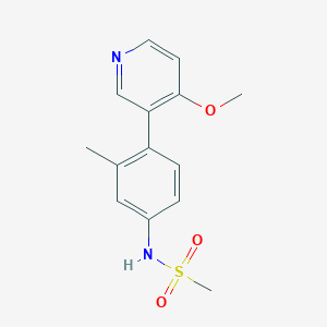 N-(4-(4-methoxypyridin-3-yl)-3-methylphenyl)methanesulfonamide