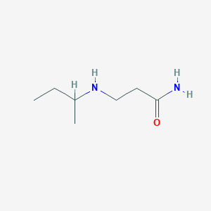 molecular formula C7H16N2O B1388378 3-(Sec-butylamino)propanamide CAS No. 1040687-80-6