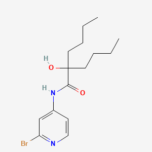 N-(2-bromopyridin-4-yl)-2-butyl-2-hydroxyhexanamide