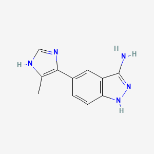 5-(5-methyl-1H-imidazol-4-yl)-1H-indazol-3-amine