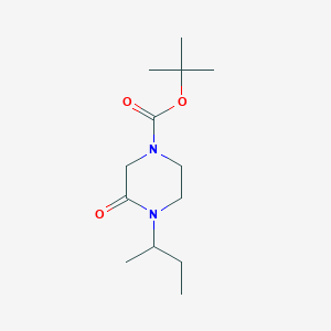 Tert-butyl 4-butan-2-yl-3-oxopiperazine-1-carboxylate