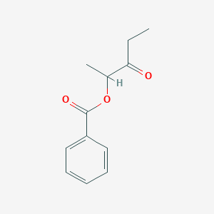 molecular formula C12H14O3 B13883835 (2S)-2-(benzoyloxy)-3-Pentanone 