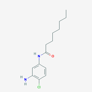 molecular formula C14H21ClN2O B1388385 N-(3-Amino-4-chlorophenyl)octanamide CAS No. 1020055-90-6