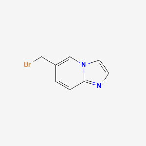 molecular formula C8H7BrN2 B13883889 6-(Bromomethyl)imidazo[1,2-a]pyridine 