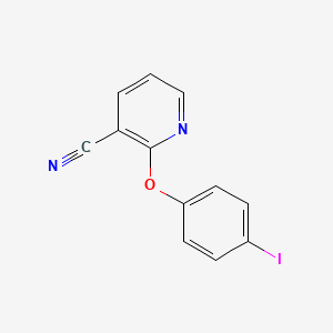 molecular formula C12H7IN2O B1388403 2-(4-Iodophenoxy)nicotinonitrile CAS No. 1094242-66-6