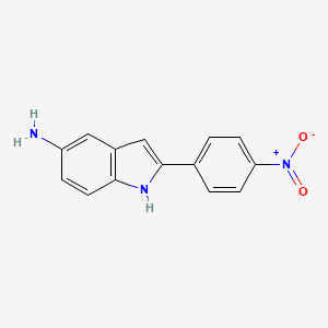 2-(4-nitrophenyl)-1H-indol-5-amine