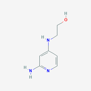 2-[(2-Aminopyridin-4-yl)amino]ethanol