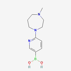 (6-(4-Methyl-1,4-diazepan-1-yl)pyridin-3-yl)boronic acid