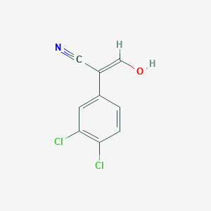 B1388410 2-(3,4-Dichlorophenyl)-3-hydroxyacrylonitrile CAS No. 77186-41-5